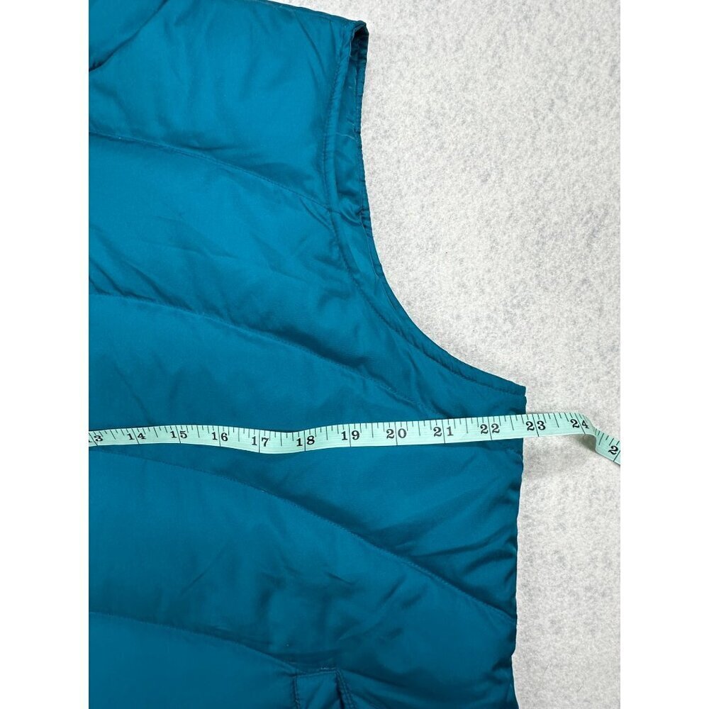 Lands' End Down Puffer Vest Womens Size Large 14-16 Zip Front - Picture 5 of 11